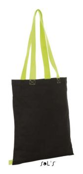 SOL'S HAMILTON - SHOPPING BAG Black/Neon Lime U