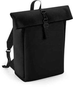 BagBase | Batoh Roll-Top matné PU black onesize
