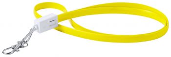 Doffer USB Type-C lanyard žltá