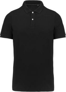 MEN'S SUPIMA® SHORT SLEEVE POLO SHIRT Black L