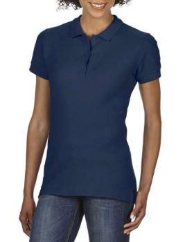 PREMIUM COTTON® LADIES' DOUBLE PIQUÉ POLO Navy XL