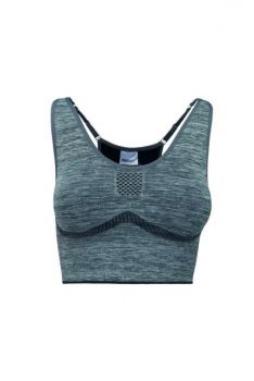 LADIES' SEAMLESS ADJUSTABLE SPORTS BRA Storm Grey Melange S/M