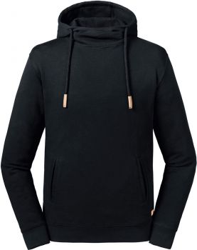 Russell | Unisex mikina s kapucí z bio bavlny black M