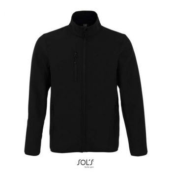 SOL'S RADIAN MEN - SOFTSHELL ZIP JACKET Black XL