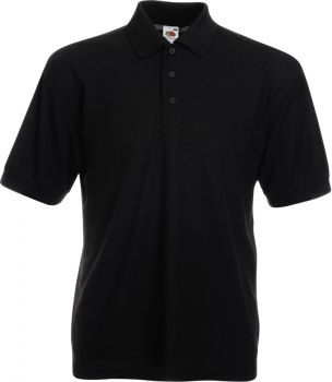 F.O.L. | Piqué polo black L