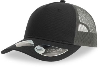 Atlantis | 5 panelová Trucker kšiltovka black/dark grey onesize