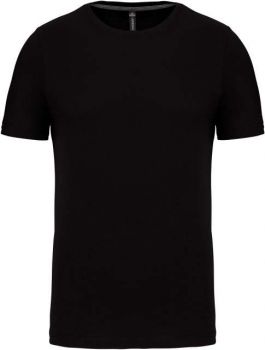 SHORT-SLEEVED CREW NECK T-SHIRT Black L