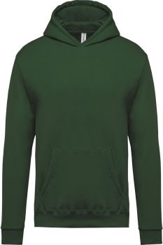 Kariban | Dětská mikina s kapucí forest green 6/8