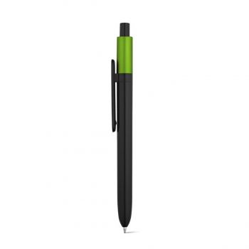 KIWU METALLIC. Guľôčkové pero z ABS Svetlozelená