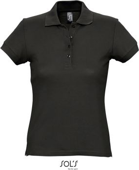 SOL'S | Dámské piqué polo black M