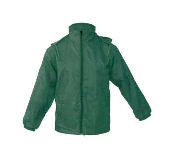 Grid raincoat dark green  M-L