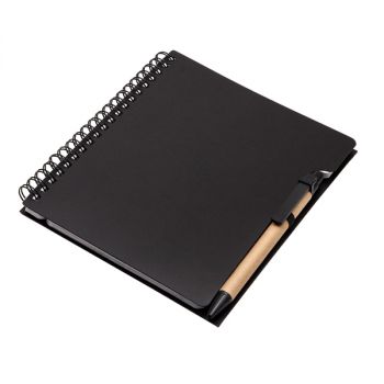 CURLY zápisník,  černá