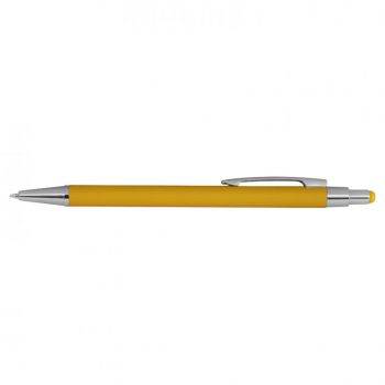 Kovové guľôčkové pero Yellow