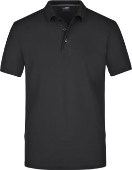 James & Nicholson | Pánské pima piqué polo black S