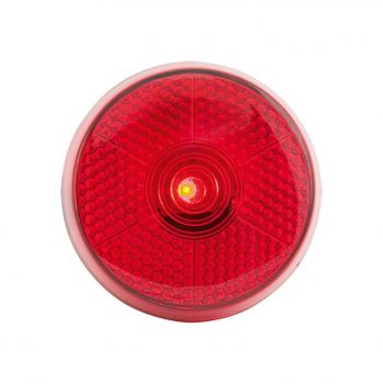 Flash clip reflective flashlight red
