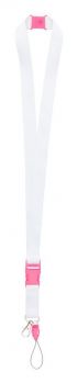 Edain lanyard pink , white