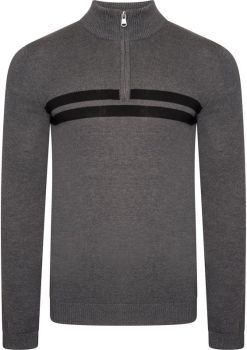 DARE2B Elite | Pletený svetr s 1/4 zipem charcoal grey/black 3XL