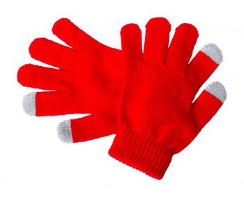 Pigun dotykové rukavice pre deti red , grey