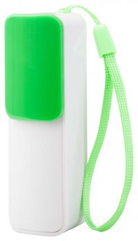 Slize USB power bank green , white