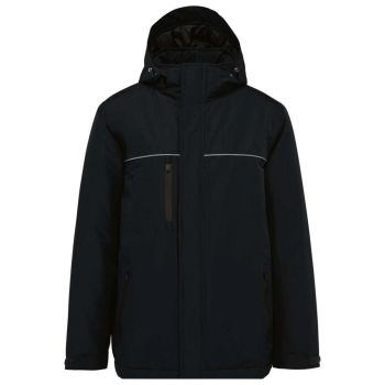 UNISEX HOODED PERFORMANCE PARKA Black L