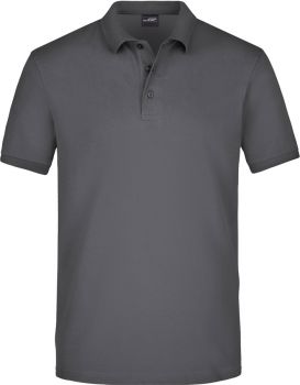 James & Nicholson | Pánské elastické piqué polo graphite L