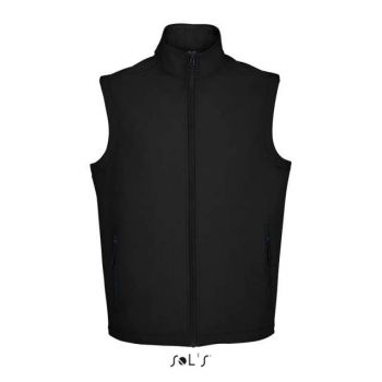 SOL'S RACE BW MEN - SOFTSHELL BODYWARMER Black L