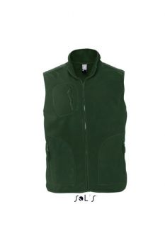 SOL'S NORWAY - UNISEX SLEEVELESS FLEECE CARDIGAN Fir Green XS