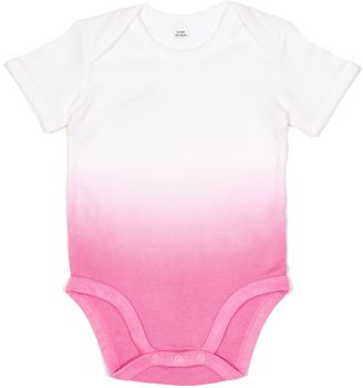 Babybugz | Dětské body "Dips" white/bubble gum pink 6-12