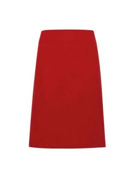 'CALIBRE' HEAVY COTTON CANVAS WAIST APRON Red U