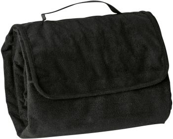James & Nicholson | Pikniková fleecová deka black onesize