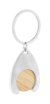 Zoinc prívesok na kľúče z RPU so žetónom na vozíku natural , silver