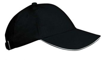 ORLANDO KIDS - KIDS' 6 PANELS CAP Black/White U