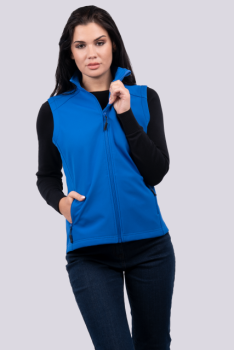 WOMEN’S 3-LAYER SOFTSHELL BODYWARMER Navy L