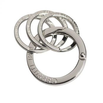 Key ring Zoom Silver