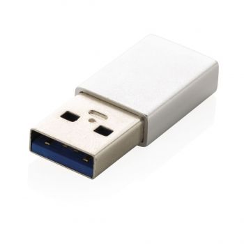 Adaptér USB A na USB C strieborná