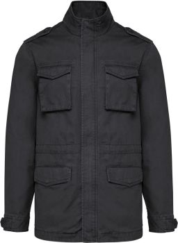 Kariban | Pánská bunda Safari washed black S