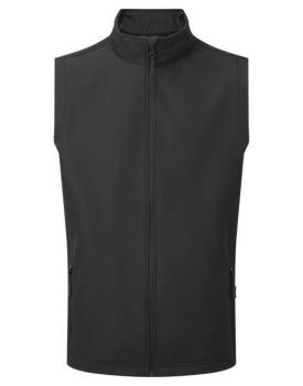 MEN’S WINDCHECKER® PRINTABLE & RECYCLED SOFTSHELL GILET Black L