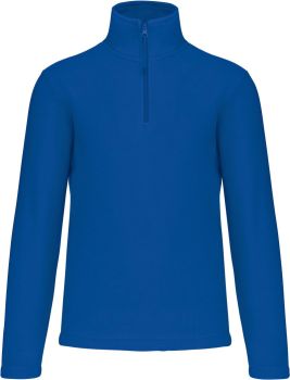 Kariban | Mikrofleecová mikina s 1/4 zipem "Enzo" royal blue M