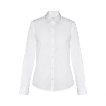 THC PARIS WOMEN WH. Dámska popelínová košeľa Biela XL