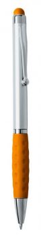 Sagursilver touch ballpoint pen orange