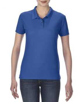 PERFORMANCE® LADIES' DOUBLE PIQUÉ POLO Royal L