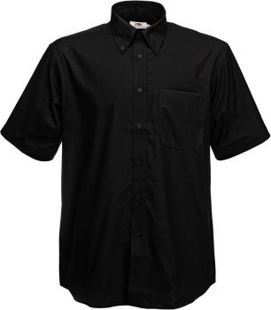F.O.L. | Košile Oxford s krátkým rukávem black M