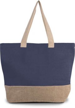 RUSTIC JUCO HOLD-ALL SHOPPER BAG Patriot Blue/Natural U