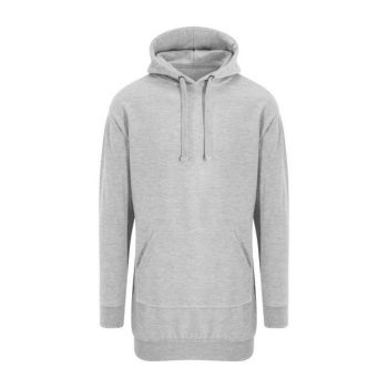 HOODIE DRESS Heather Grey S