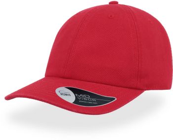 Atlantis | 6 panelová chino kšiltovka red onesize