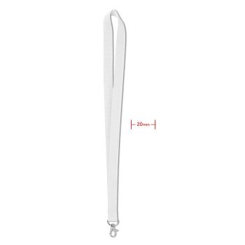 SIMPLE LANY Lanyard white