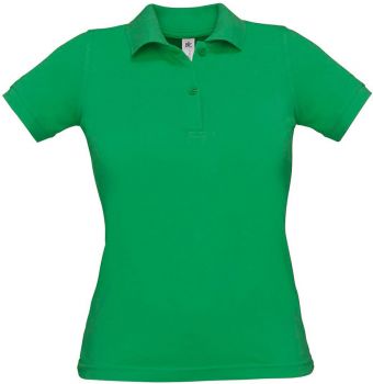 B&C | Dámské piqué polo kelly green XS