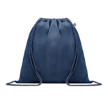 STYLE BAG Stahovací batoh z  džínoviny blue