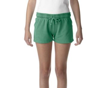LADIES' FRENCH TERRY SHORTS Grass L