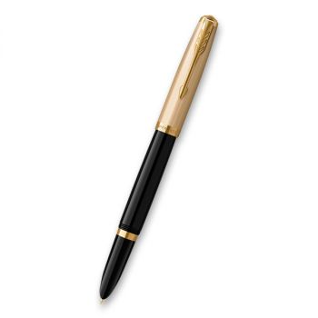 Parker 51 Deluxe Black GT PP -M- Au 750/1000